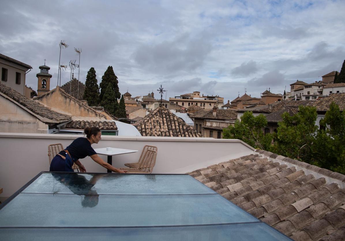 Imagen principal - Vistas desde la azotea. 